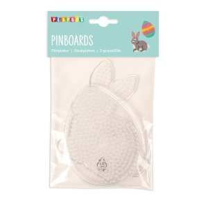 Plaques à perles Lapin et ?uf (lot de 2) - Formes transparentes Plaques à perles Lapin et ?uf (lot de 2) - Formes transparentes