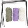 Kit DIY Macram, Dcoration en verre