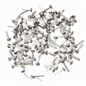 Rivets en papier 18/7 mm - paquet de 100 Rivets en papier 18/7 mm - paquet de 100