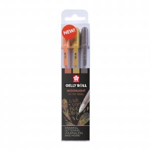 Stylos gel Sakura Gelly Roll Set 3 stylos - Nature Stylos gel Sakura Gelly Roll Set 3 stylos - Nature