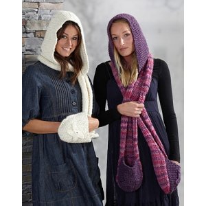 Patron tricot - Echarpe tricotée avec capuche Patron tricot - Echarpe tricotée avec capuche