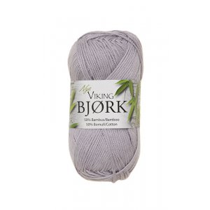 Fil Viking Bouleau 50g - Gris clair (513) Fil Viking Bouleau 50g - Gris clair (513)