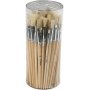 Pinceaux Nature Line - non. 1+2+3+4+5+6+7+8+9+10 - plat, rond - 80 pices