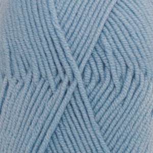 Fil DROPS Merino Extra Fine Uni Color - 50g - Bleu clair (19) Fil DROPS Merino Extra Fine Uni Color - 50g - Bleu clair (19)