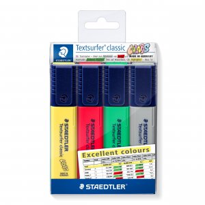 Stylo de marquage Textsurfer Classic Excellent - 4 stylos Stylo de marquage Textsurfer Classic Excellent - 4 stylos