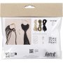 Mini Kit DIY Macram, Boucles d'oreilles