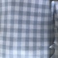 Image client Tissu coton Vichy Medium carrés - Bleu clair-Blanc - 140 cm