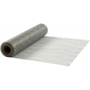 Chemin de table - argent - 10 m Chemin de table - argent - 10 m
