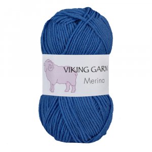Fil Viking Mérinos 50g - Grain bleu (824) Fil Viking Mérinos 50g - Grain bleu (824)