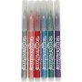 Marqueur Colortime Glitter - couleurs mélangées - 2 mm - 6 pcs
