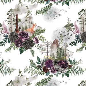 Jersey à motifs 150 cm - Ciel sauvage Crépuscule Jersey à motifs 150 cm - Ciel sauvage Crépuscule