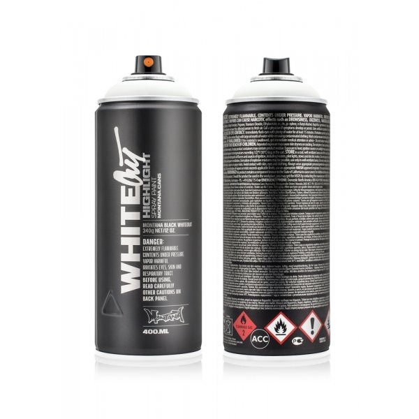 Peinture en arosol Montana Whiteout 400ml