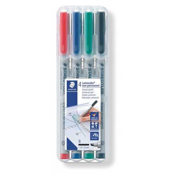 OH Pens Non permanents 1-2,5 mm - 4 stylos
