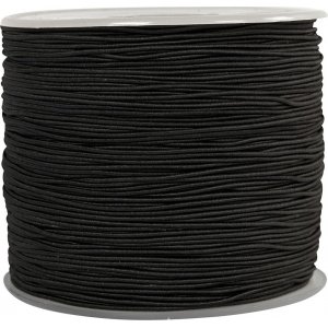 Cordon élastique 1 mm - noir - 250 m Cordon élastique 1 mm - noir - 250 m