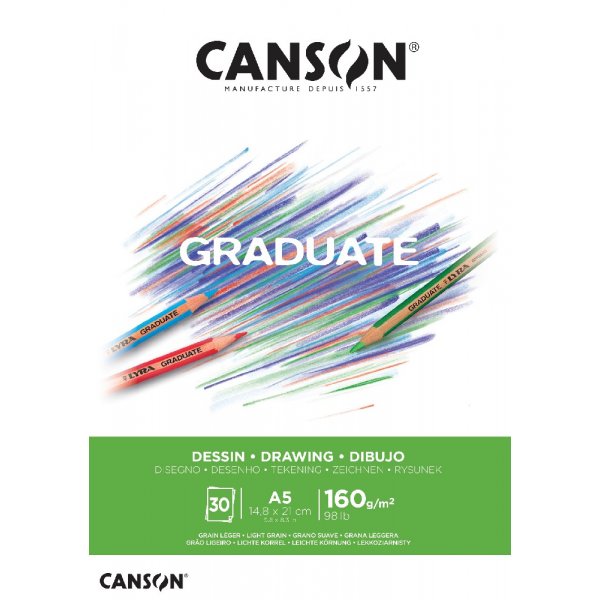 Bloc de dessin diplm 160g 30 feuilles