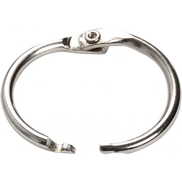 Anneau de livre - 19 mm - 10 pcs