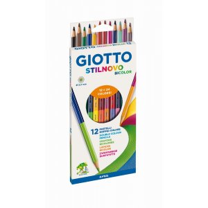 Crayons de couleur Giotto Stilnovo Multicolore - paquet de 12 Crayons de couleur Giotto Stilnovo Multicolore - paquet de 12