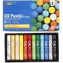 Pastels  l'huile Mungyo - couleurs mlanges - 12 pcs
