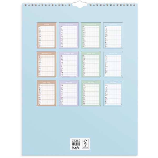 Calendrier familial 24/25 - Pratique