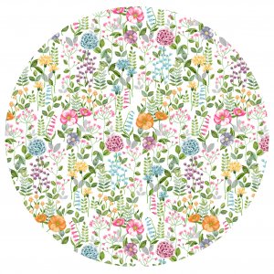 Toile cirée PVC Ronde Jardin Toile cirée PVC Ronde Jardin