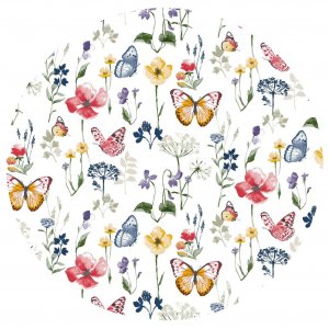 Bâche PVC Ronde Summer Meadow - Bleu Bâche PVC Ronde Summer Meadow - Bleu