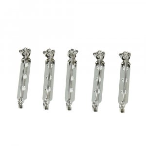 Broche 32 mm - couleur argent 5 pcs. boucle de balle Broche 32 mm - couleur argent 5 pcs. boucle de balle
