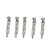 Broche 32 mm - couleur argent 5 pcs. boucle de balle Broche 32 mm - couleur argent 5 pcs. boucle de balle
