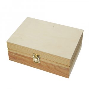 Coffret en bois 23,5 x 17 x 9 cm - non traité Coffret en bois 23,5 x 17 x 9 cm - non traité