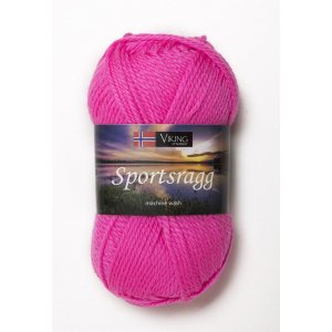 Fil Viking Chiffon de sport 50g - Rose fluo (577) SR Fil Viking Chiffon de sport 50g - Rose fluo (577) SR