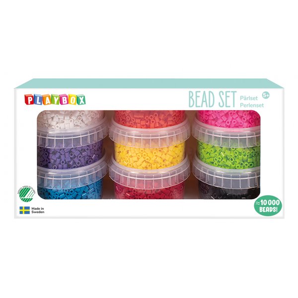 Set de perles tube 9 pots - Plusieurs coloris Set de perles tube 9 pots - Plusieurs coloris