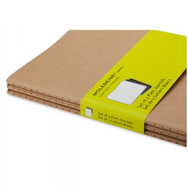 Cahier Journal Grand Format Couverture Souple Vierge