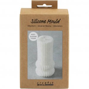 Moule en silicone - Cylindre rainuré avec arches 1 pc. Moule en silicone - Cylindre rainuré avec arches 1 pc.