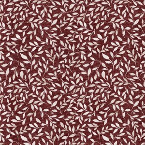 Tissu ciré textile petite feuille rouge 20 Tissu ciré textile petite feuille rouge 20