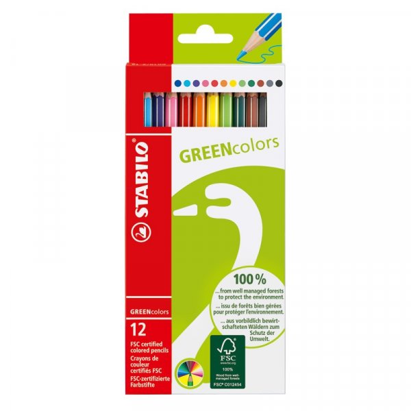 Stylo  dessin Green Colors Multi - paquet de 12