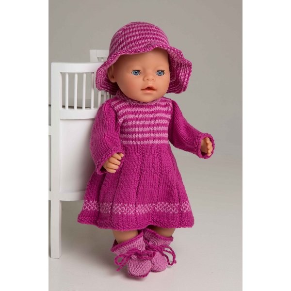 Patron tricot - Robe, bonnet et chaussettes
