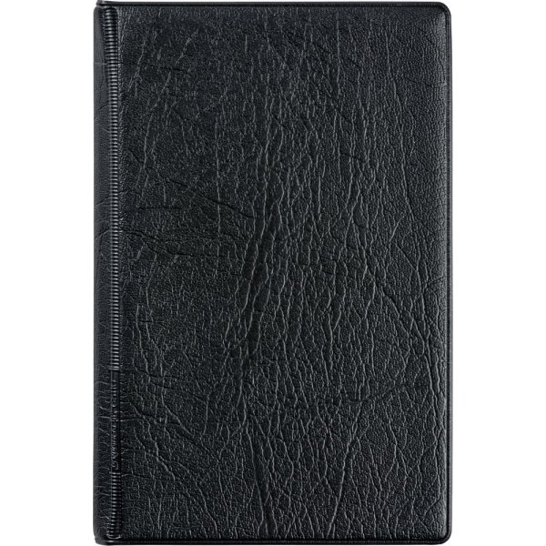 Classeur  anneaux avec index - 9x15 cm 6 anneaux - noir