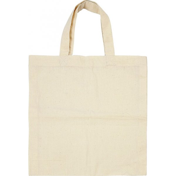 Sac textile - nature claire - 27,5x30 cm - 5 pcs