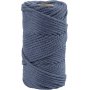 Fil macram - bleu - 4 mm - 55 m
