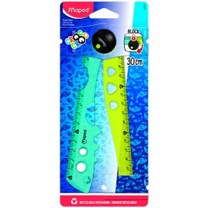 Règle - Maped - Croc Croc Pliable 15 cm/30 cm Règle - Maped - Croc Croc Pliable 15 cm/30 cm