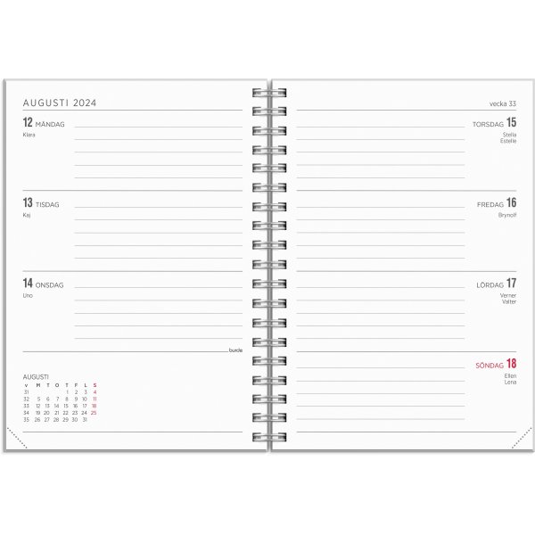 Calendrier 24/25 Senator - A6 - Velours Calendrier 24/25 Senator - A6 - Velours