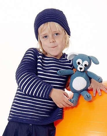 Patron tricot - Pull et bonnet rays tricots