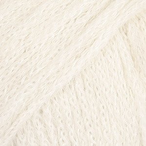 Fil DROPS Sky - 50g - Blanc (01) Fil DROPS Sky - 50g - Blanc (01)