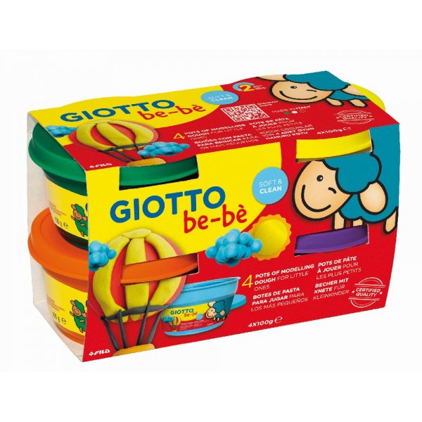 Modle Giotto be-b 4-pack - Vert/Orange/Jaune/Violet