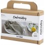 Mini kit DIY broderie, serviette