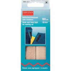 Velcro cousu sur beige Velcro cousu sur beige