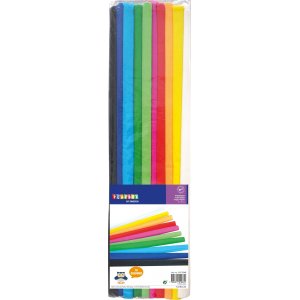 Set de papier crépon différentes couleurs 50 x 200 cm - 10 pcs Set de papier crépon différentes couleurs 50 x 200 cm - 10 pcs
