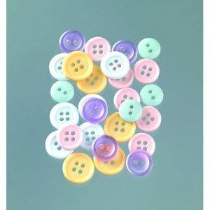 Boutons 10 - 15 mm - plusieurs couleurs pastel 40 g pastel Boutons 10 - 15 mm - plusieurs couleurs pastel 40 g pastel