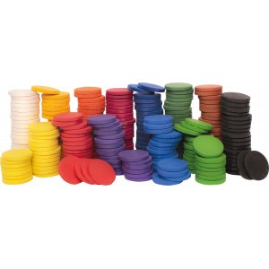 Pack classe de rondelles de couleurs - ø30 mm - 13 couleurs - 260 pcs Pack classe de rondelles de couleurs - ø30 mm - 13 couleurs - 260 pcs