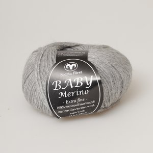 Fil mérinos Black Sheep Baby 25g - Gris clair (03) Fil mérinos Black Sheep Baby 25g - Gris clair (03)
