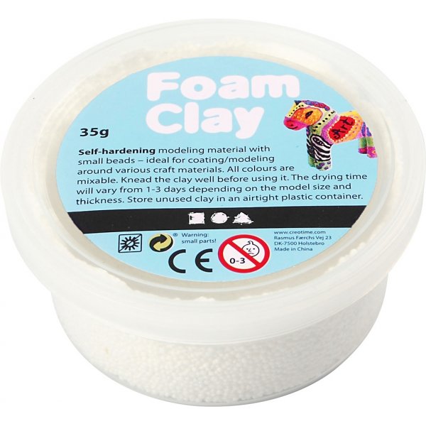 Foam Clay® - blanche - 35 g Foam Clay® - blanche - 35 g